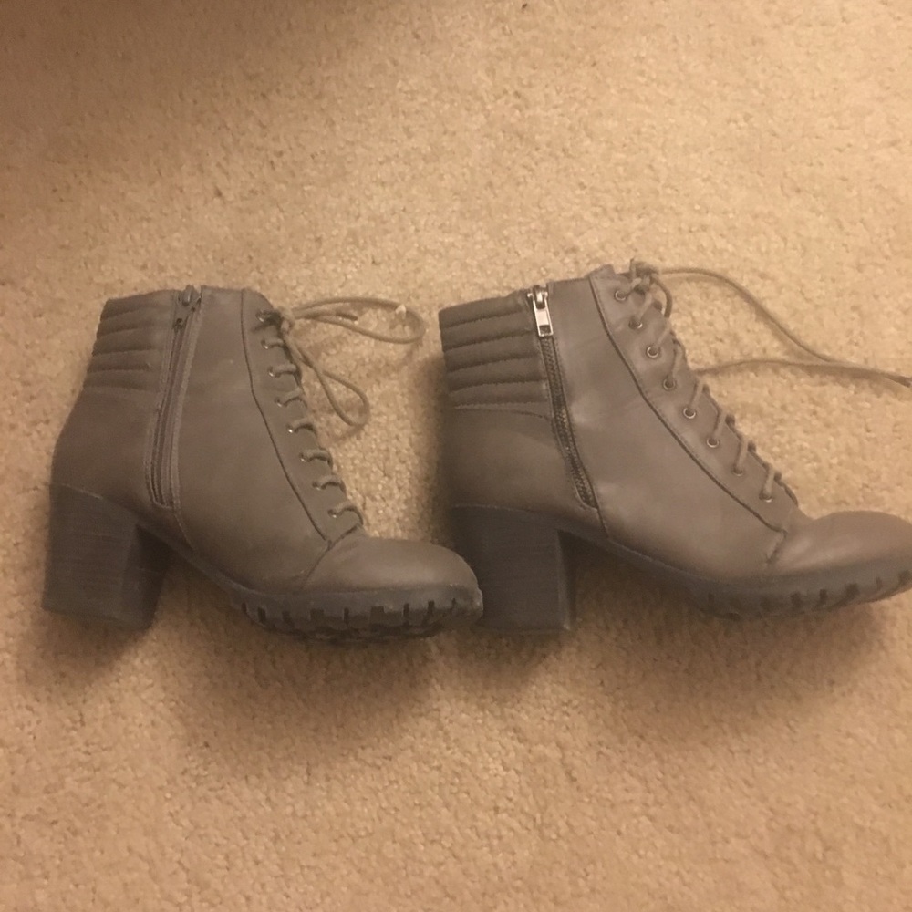 Gray Booties